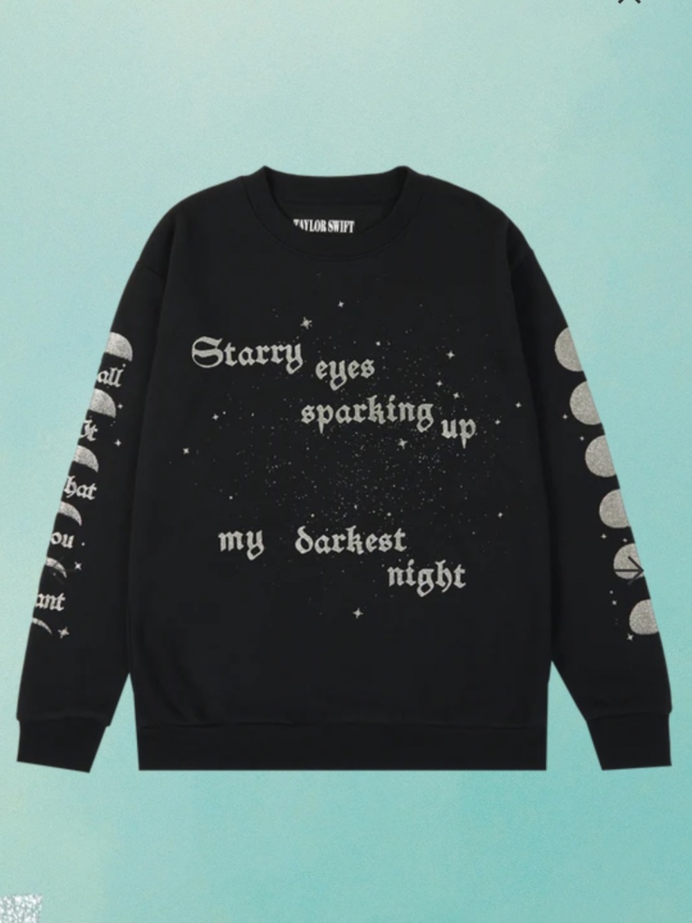 Taylor Swift Starry Nights Sweatshirt NWOT